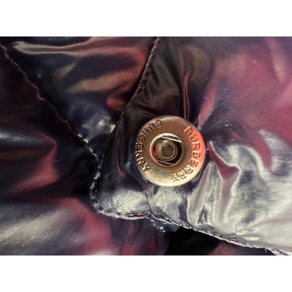 Burberry Boys' Josiah Down Filled Hooded Blue Puffer Jacket Kids Size 8 - Picture 15 of 16